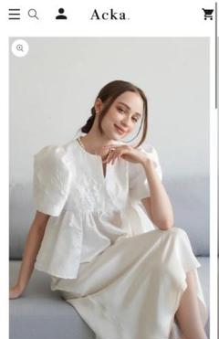 glossy jacquard blouse – Acka online store
