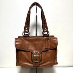 COACH オールドコーチ F0793-11420ブラウン レザー トートバッグ