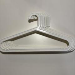 廃盤品】IKEAハンガー BAGIS 8本 白ホワイト - メルカリ