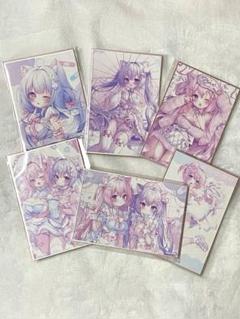 桃稚ちあ　オンラインくじ　ミニ色紙　11種 桃稚ちあ オンラインくじ ミニ色紙セット - メルカリ
