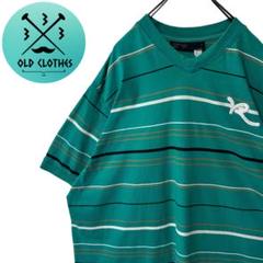 【ROCA WEAR】ロカウェア S/S Tee ボーダー ワンポイントロゴ