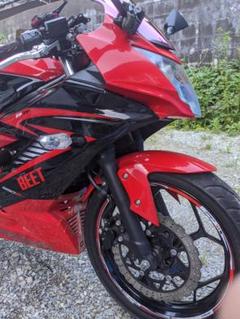 ninja250SL 赤/黒