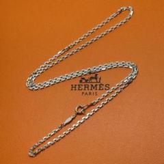 希少 美品】HERMES チェーン ネックレス 50cm ヴィンテージ