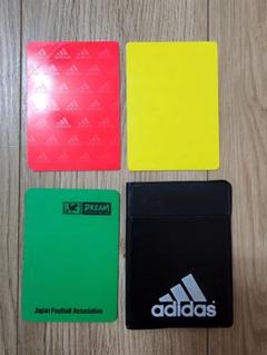 adidas サッカーレフェリー手帳　レフリーカードケース　審判用品 JFA