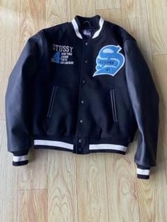 Stussy スカジャン M 青/シルバー STUSSY（スカジャン）のフリマアイテム一覧