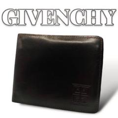 GIVENCHY レザー ブラウン メンズ 折り財布 6372