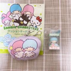 しまむら　キキララ　フェイスクッション2個セット【新品未使用】 キキララフェイスクッション☆2個セット☆しまむらサンリオ