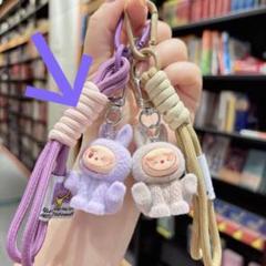 LABUBU ぬいぐるみキーホルダー ストラップ