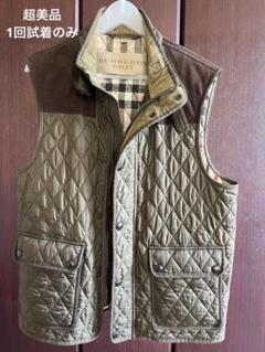【超美品】BURBERRY BRIT キルティングベスト XL 2025年最新】バーバリーブリット ダウンベスト・キルティング