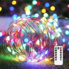 クリスマス フェアリーライト リモコン ライトチェーン led 10m100球