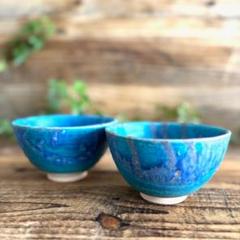 トルコブルー　やちむん　茶器セット　煎茶 トルコブルー やちむん 茶器セット 煎茶ファッション 通販