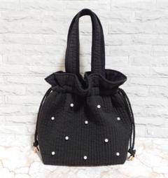 チャーリー♡チュールパール付きヌビバッグ cororomama様専用♡チュールパール付きヌビバッグ