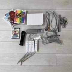 Wii本体、リモコン4個、ゲームソフトセット - メルカリ