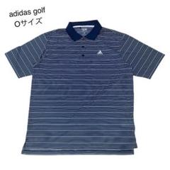 adidas golf アディダスゴルフ　半袖ポロシャツ　メンズ　ネイビー