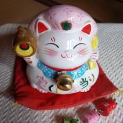 白い招き猫 宝くじ非売品激レア