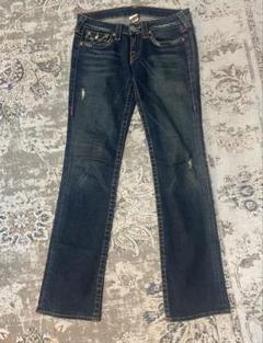 USA製 TRUE RELIGION 26 古着 刺繍 ジーンズ【値下げ不可】 USA製 TRUE RELIGION 26 古着 刺繍 ジーンズ