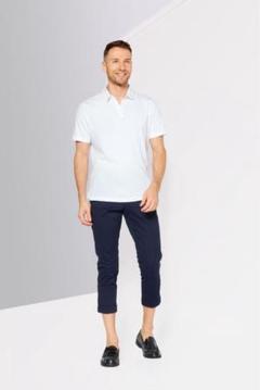 LACOSTE ラコステ スリムフィット チノパン ネイビー US32 LACOSTE ラコステ スリムフィット チノパン ネイビー US32