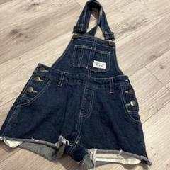 レピピ　ショートパンツ　デニム　サロペット　オーバーオール