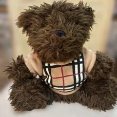 BURBERRY ぬいぐるみ ベージュ帽子付き BURBERRY くまのぬいぐるみ ベージュ帽子 - メルカリ