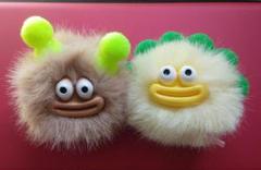 ソーセージリップモンスター　モフモフ　マスコット　ヘアクリップ