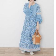 新品　タグ付き　Sunny Label MIXフラワープリント　ワンピース　長袖 楽天市場】フラワーMIXサテンドットワンピース／アーバン