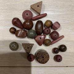 手芸用　木製ビーズ　ウッドビーズ