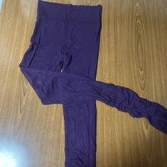 エスニックパープル ハイウエスト くしゅくしゅレギンス