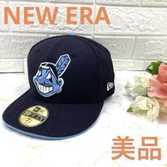 美品❣️ NEWERAニューエラクリーブランドガーディアンズワフー曹長ブルー 美品❣️ NEWERAニューエラクリーブランドガーディアンズワフー