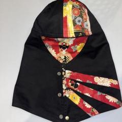 溶接頭巾　ハンドメイド