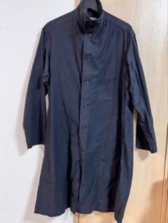 Y’s YOUJI YAMAMOTO スタンドカラーシャツ　ネイビー スタンドカラー｜商品検索｜THE SHOP YOHJI YAMAMOTO