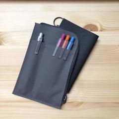 無印良品 薄型パスポートケース グレー