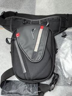 【中古品】クシタニ　レッグバッグ 美品】KUSHITANI クシタニ K-3588B レッグバッグ ブラック系