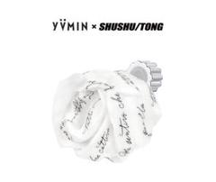 YVMIN × SHUSHUTONG ビッグペーパーボールローズ ピアス