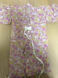 Sanrio ハローキティ 花柄甚平 90