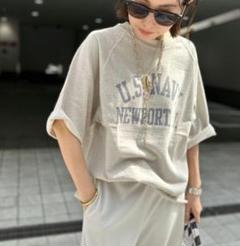 アパルトモン レミレリーフNEWPORT RAGLAN TEE アパルトモン REMI RELIEF NEWPORT RAGLAN TEE - メルカリ