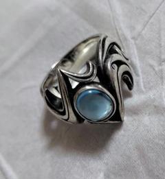 【ネット限定】 値下交渉○/エムズコレクション/ブルートパーズ 17号 リング アクセサリー