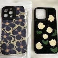 iPhone14proMax ケース お花