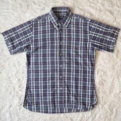 00s CHAPS RALPH LAUREN シアサッカー BD S/S シャツ