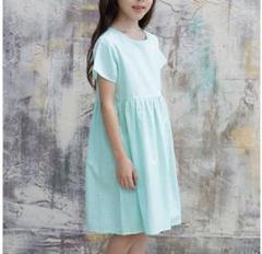 タイムセール♥︎ 新品　サックスブルーワンピース　定価2198円