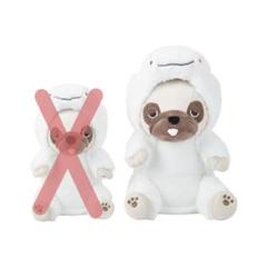 ♪新品♪ プレミアムねむねむアニマルズフード座り抱きまくらM ハナ