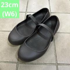 美品 クロックス アリス ワーク サンダル W6 23cm ブラウン