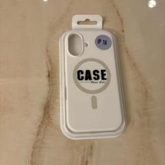 iPhone16 シリコンケース ホワイト MagSafe対応