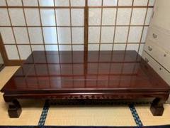 重厚感ある一枚板 座卓テーブル