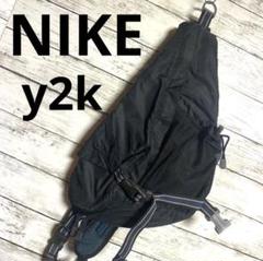 old nike✴︎ワンショルダーバッグ✴︎テック系 90s NIKE ナイキ テック系 ワンショルダー スリングバッグ Y2K