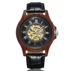 海外限定【BlackMartin】 腕時計 ウォッチ ブラックレザー