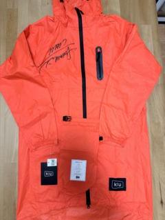 ゆ*き様 マンウィズ kiuトーキョータナカサイン入りレインジップアップ マンウィズ☆タナパイサイン入りKiU RAIN ZIP UP
