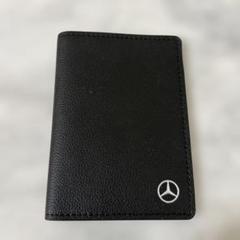 Mercedes-Benz レザー パスポートケース ブラックのサムネイル