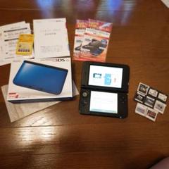 NINTENDO 3DS LL ブルー ゲームソフト8本付き