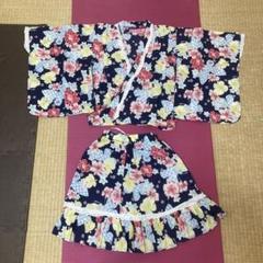 なつまつり　花柄和服風セット 130サイズ