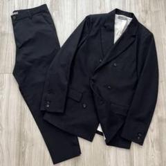 【美品】エレファンブラン セットアップ ダブルブレスト ブラック M相当のサムネイル